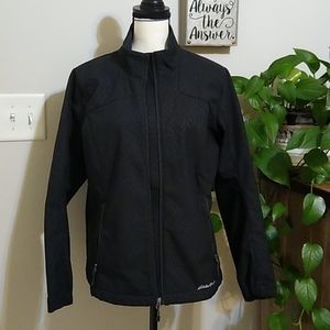 Eddie Bauer black lightweight zip up jacket